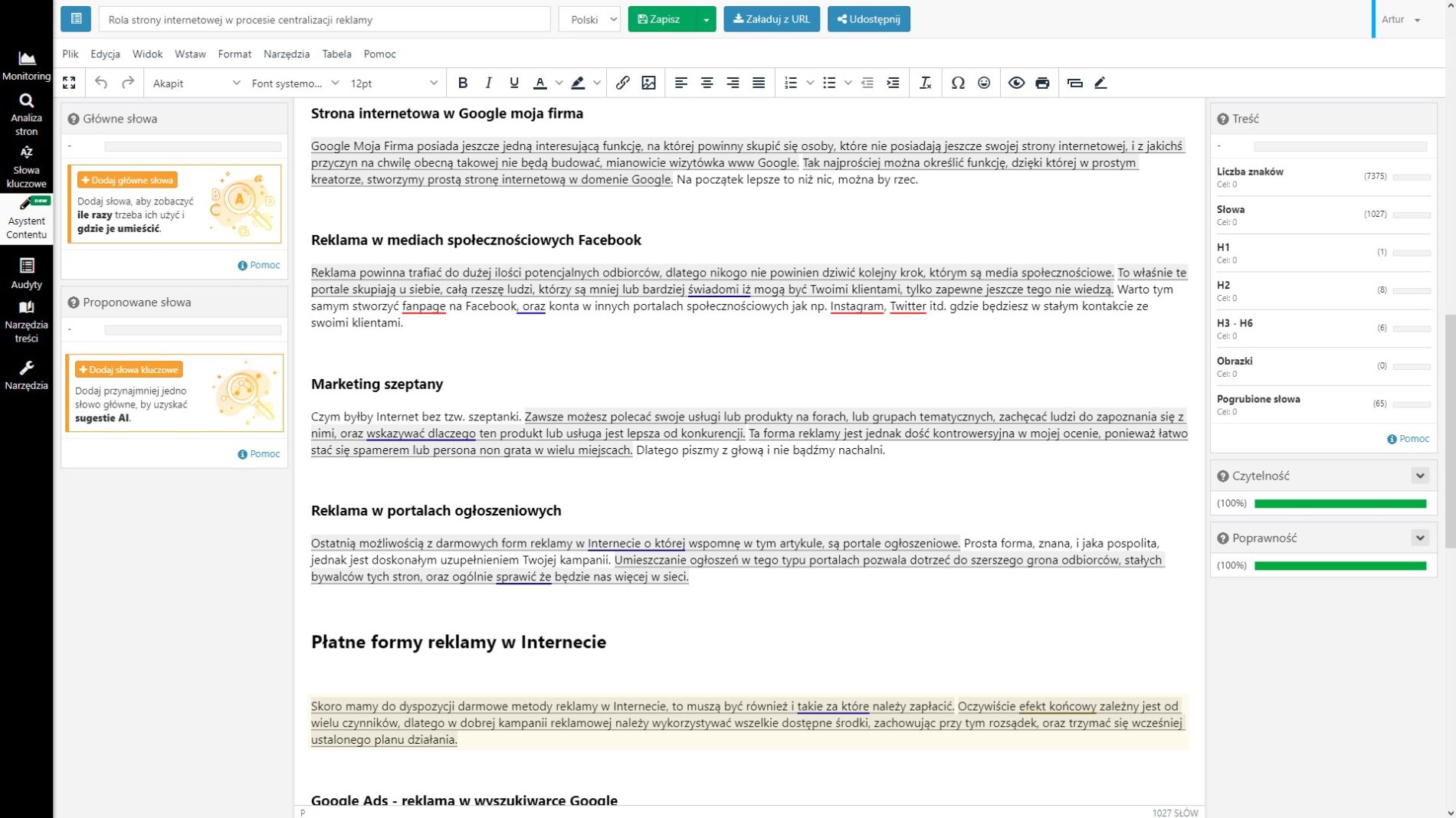 Teksty SEO – jak pisać treści, które rankują w Google 1 Teksty SEO – jak pisać treści, które rankują w Google