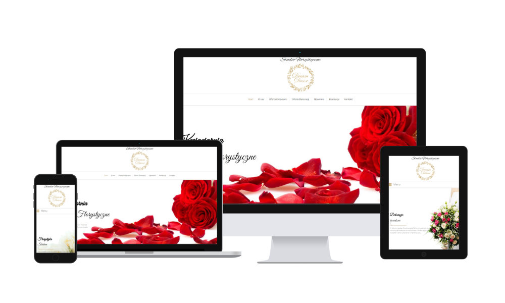 Strona www dla kwiaciarni