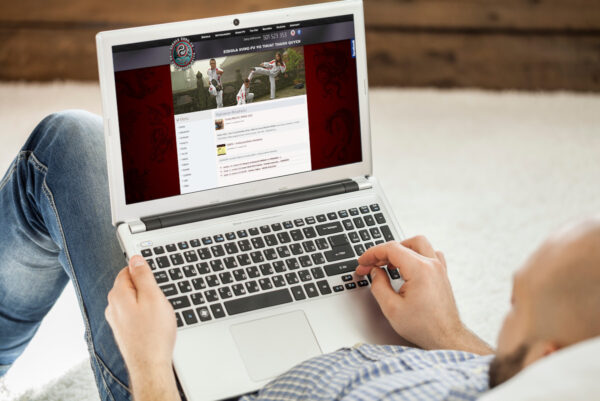 Strona internetowa dla szkoły sztuk walki z Tarnowa