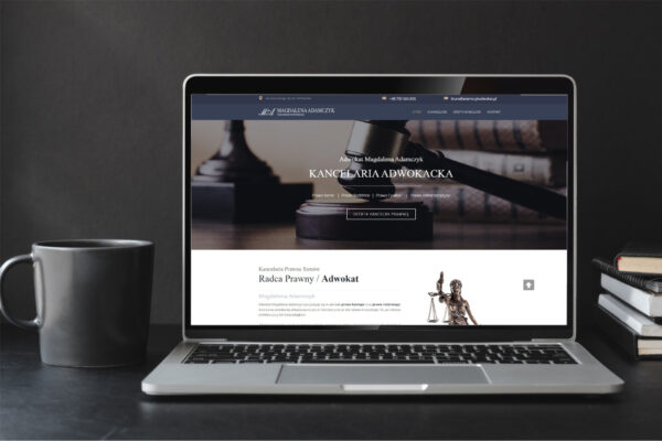 Strona internetowa dla kancelarii adwokackiej Adamczyk Tarnów