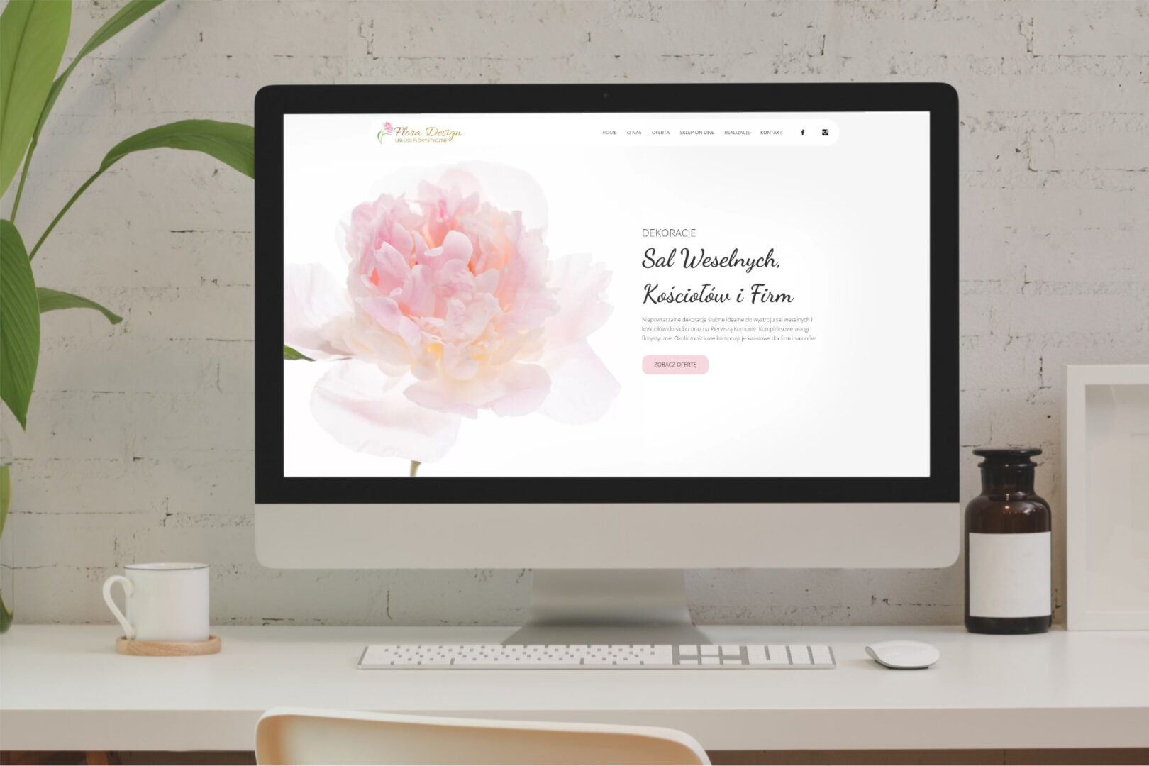 Sklep internetowy dla studia florystycznego Flora Design 1 Sklep internetowy dla studia florystycznego