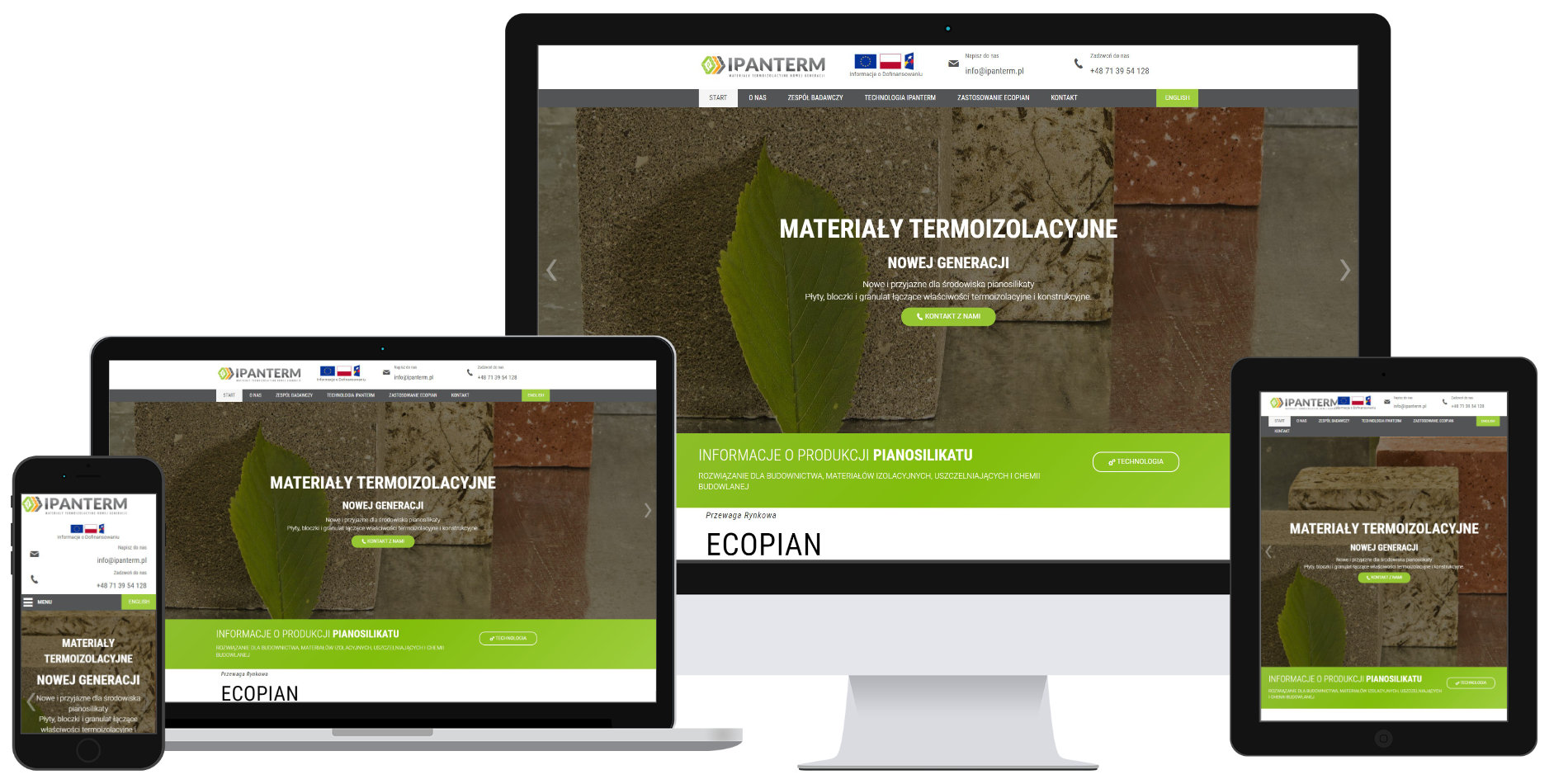 Strona internetowa iPanterm 2 Strona internetowa iPanterm