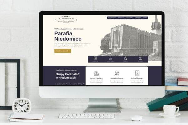 Strona internetowa dla parafii Niedomice