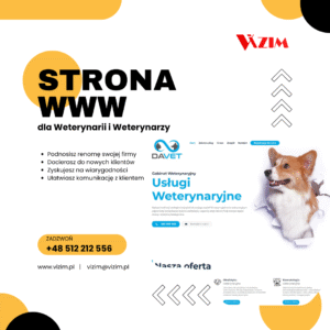 Strona internetowa dla weterynarzy i klinik weterynaryjnych
