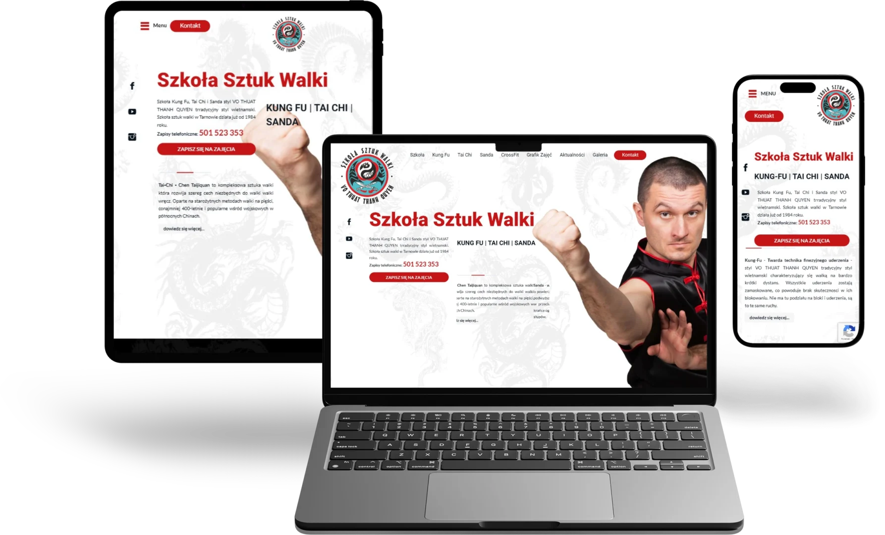 Projektowanie stron internetowych 6 Projektowanie stron internetowych - strona po modernizacji